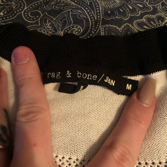 Rag and Bone long sleeve netted top - Picture 7 of 7